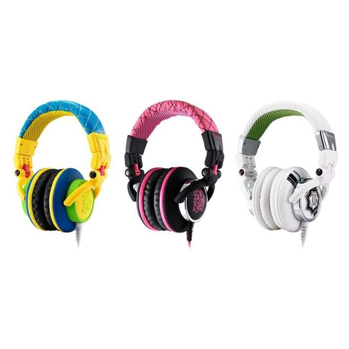 Thermaltake TteSPORTS DRACCO - Casque Gaming avec Micro sur Fil - Fréquence 10-22000 Hz - Connexion 3,5 mm - Couleur Vert et Blanc