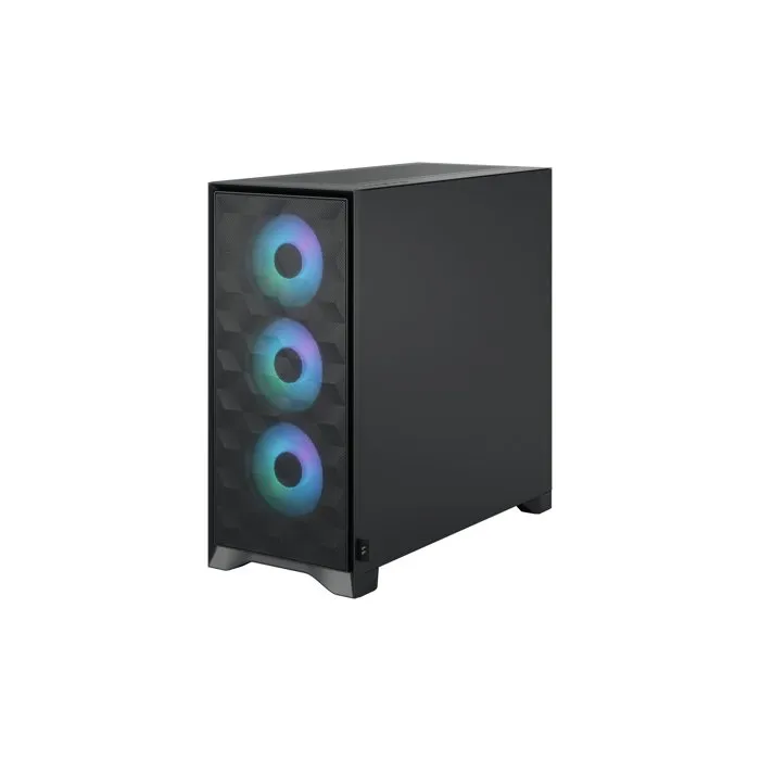 Fractal Design Pop 2 Air TG RGB - Boîtier PC ATX Noir avec 3 ventilateurs - Maille avant/supérieure pour flux d'air optimisé - Prise en charge GPU 416mm et radiateurs 360mm