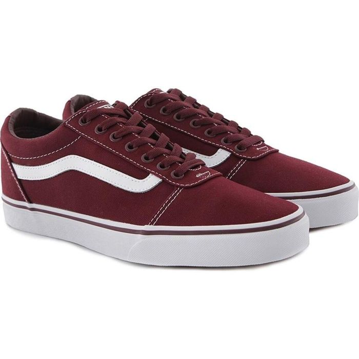 Chaussures casual homme Vans Ward MN Rouge foncé 1