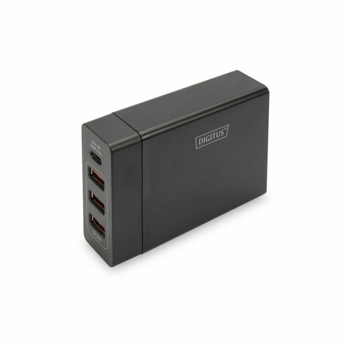 Digitus Chargeur 72W 1xUSB-C 20V/3A 3xUSB-A 5V/2.4A Noir