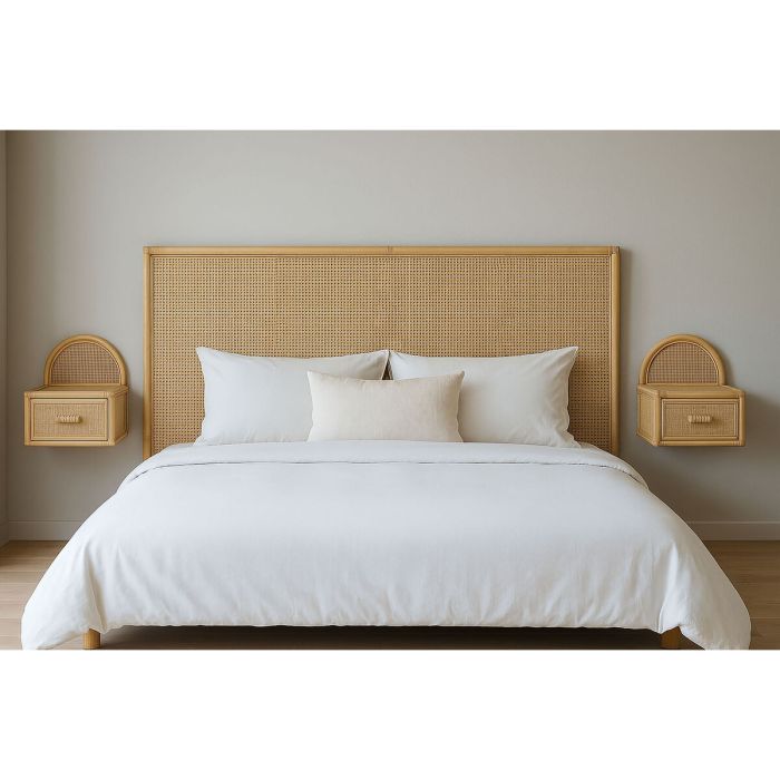 Tête de lit Home ESPRIT Marron Clair 190 X 2,5 X 80 CM 4