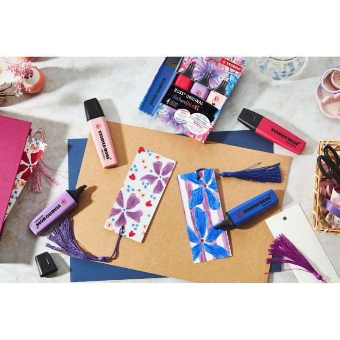 Marqueur fluorescent Stabilo NATURECOLORS WILDFLOWE Rose clair (10 Unités) 4