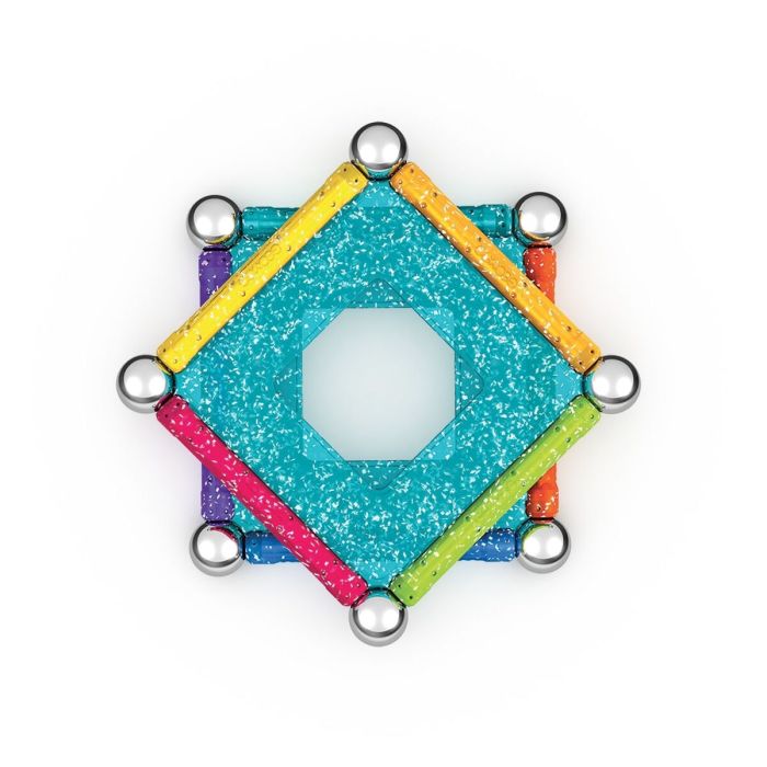 Playset Geomag Glitter (22 Pièces) 1