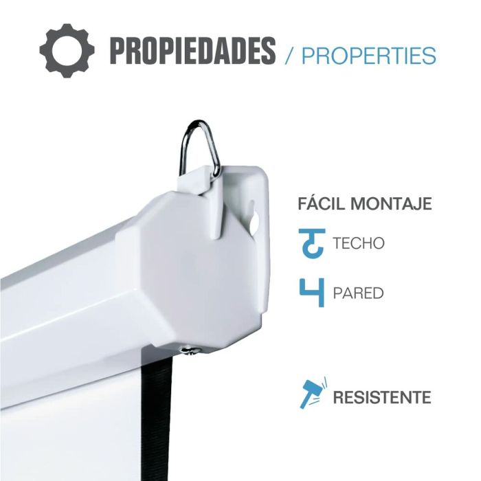 Ecran Panoramique Electrique iggual PSIPS184 3 Ecran Panoramique Electrique iggual PSIPS184 3