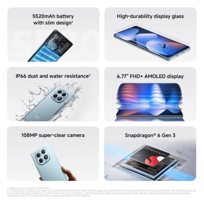 Smartphone Xiaomi MZB0LWKEU 8 GB RAM 256 GB Bleu 8