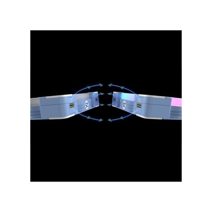 140mm Thermaltake SWAFAN EX14 ARGB PC Cooling Fan Hydrangea Blue TT Premium Edition 3 Fan Pack 2