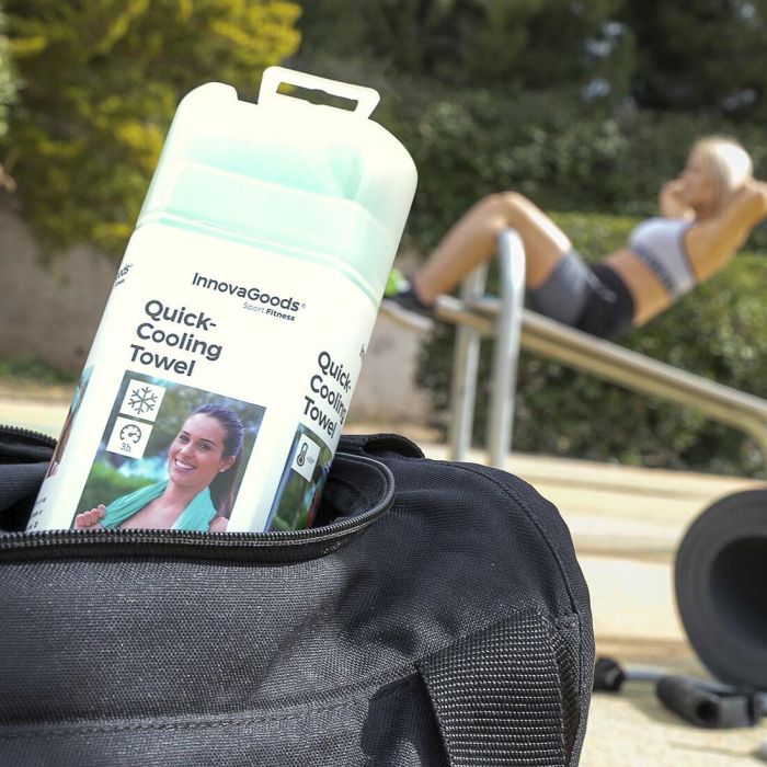 Serviette de Sport de Refroidissement Instantané Effet Glace InnovaGoods Serviette de Sport de Refroidissement Instantané Effet Glace InnovaGoods