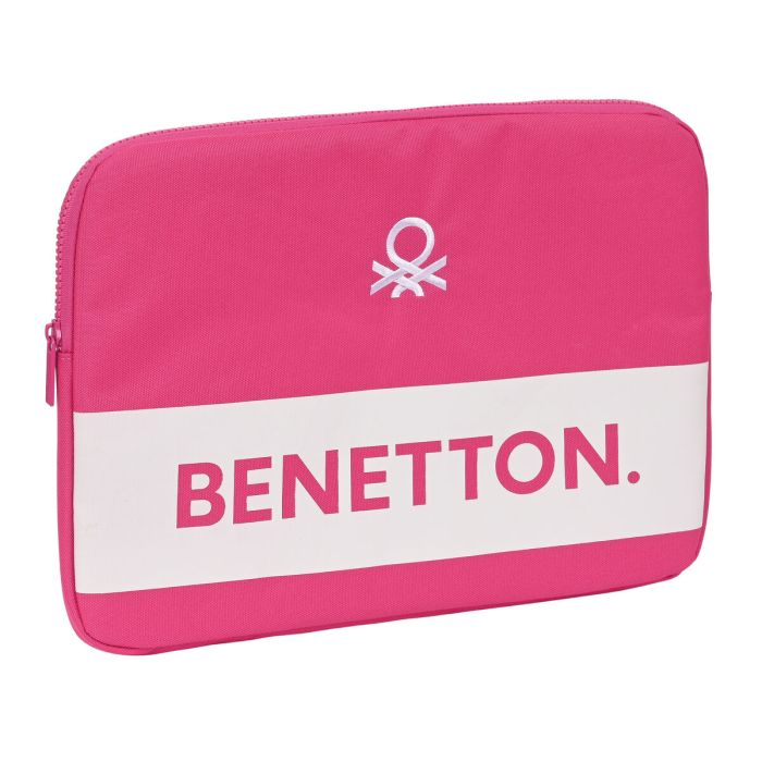 Housse d'ordinateur portable Benetton Raspberry Fuchsia (34 x 25 x 2 cm) 0 Housse d'ordinateur portable Benetton Raspberry Fuchsia (34 x 25 x 2 cm) 0