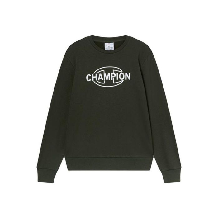 Sweat sans capuche homme Champion Graphic Shop Vert foncé Vert militaire S