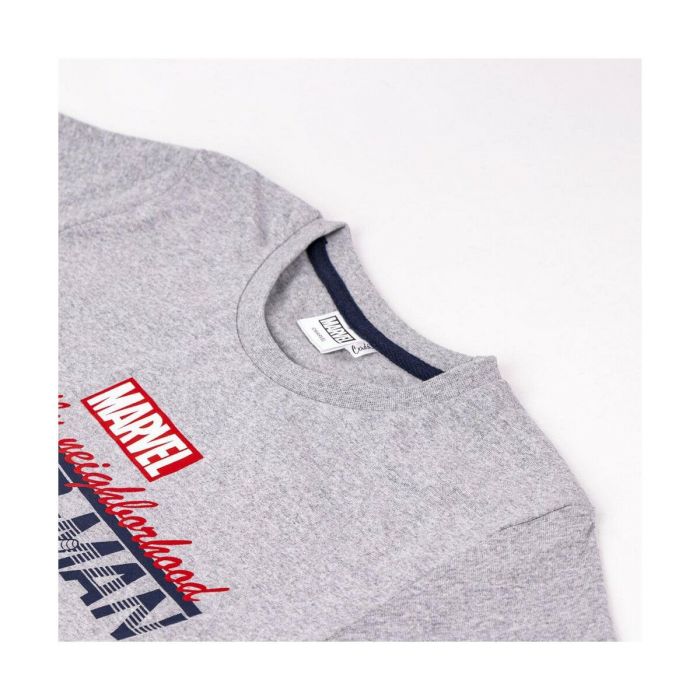 T shirt à manches courtes Spider-Man Gris Enfant 4