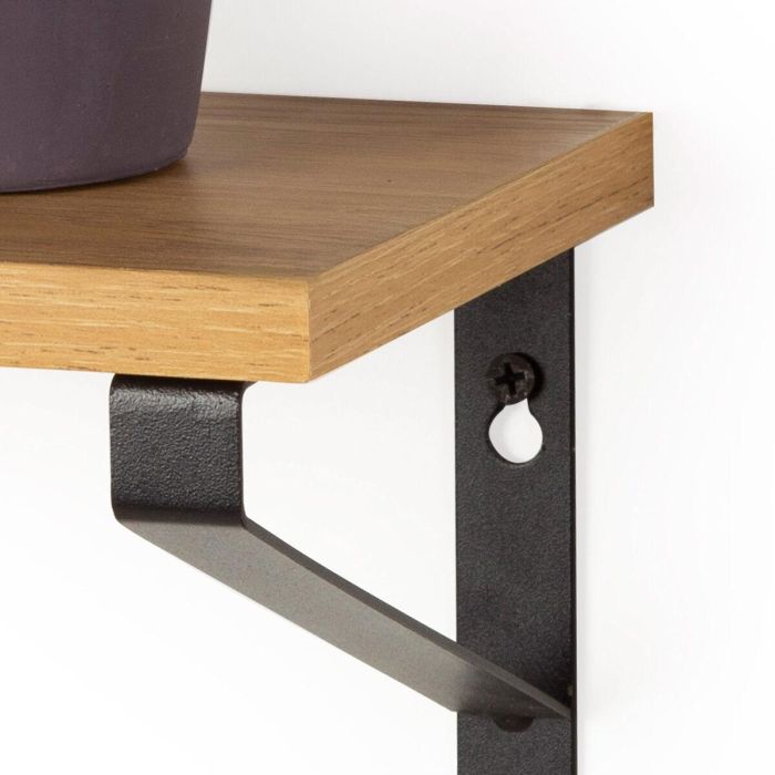 Etagères Max Home Fer Bois MDF 42 X 12 X 16 CM (4 Unités) 2