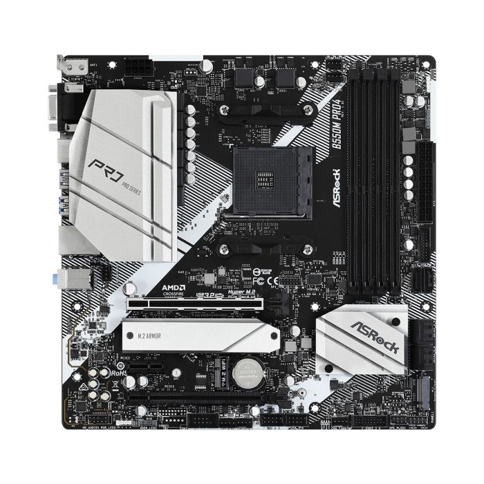 Carte Mère ASRock B550M Pro4 AMD B550 AMD AM4 3 Carte Mère ASRock B550M Pro4 AMD B550 AMD AM4 3