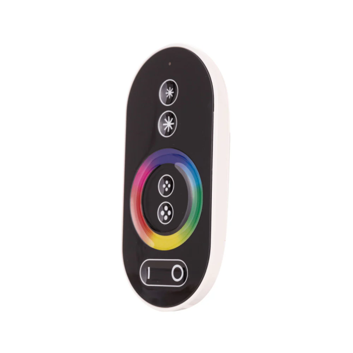 Contrôleur LED RGB RF avec Télécommande Circulaire Tactile 12-24VDC 216/432W Contrôleur LED RGB RF avec Télécommande Circulaire Tactile 12-24VDC 216/432W