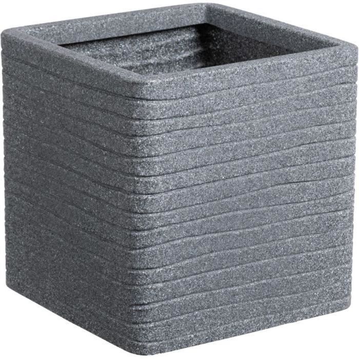 Pot Strata Banbury 31 x 31 x 31 cm Ciment Plastique Carré 0 Pot Strata Banbury 31 x 31 x 31 cm Ciment Plastique Carré 0