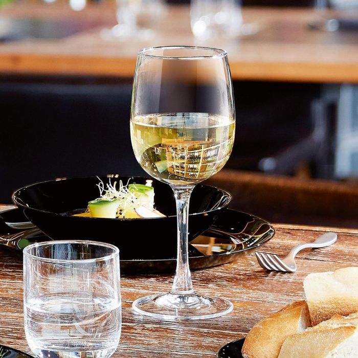 Caja 6 Copas Agua Vidrio Tensionado Elisa Arcoroc 42 cL 2