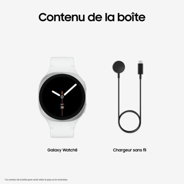 Montre intelligente Samsung Watch8 Blanc Argenté 1,3" 40 mm 5 Montre intelligente Samsung Watch8 Blanc Argenté 1,3" 40 mm 5