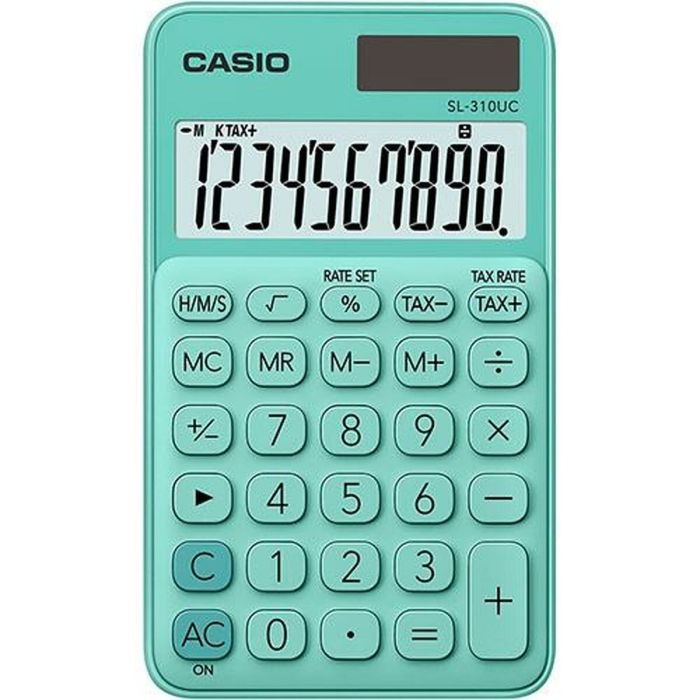 Calculatrice Casio SL-310UC Vert (10 Unités) 1