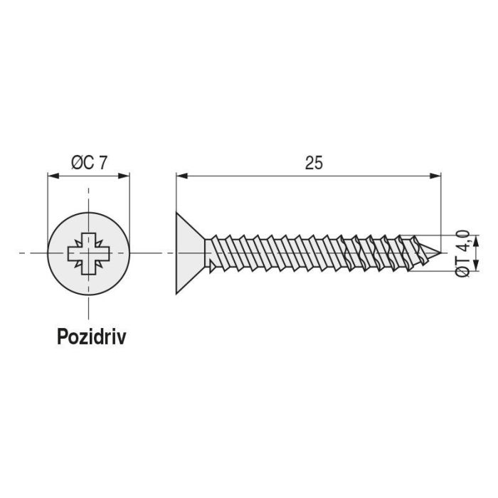Tornillo Rosca Madera Cabeza Plana Pozidriv Spax Wirox A3J Largo 25Mm Diámetro 4Mm Abc Spax-S (Set de 1000) 1 Tornillo Rosca Madera Cabeza Plana Pozidriv Spax Wirox A3J Largo 25Mm Diámetro 4Mm Abc Spax-S (Set de 1000) 1