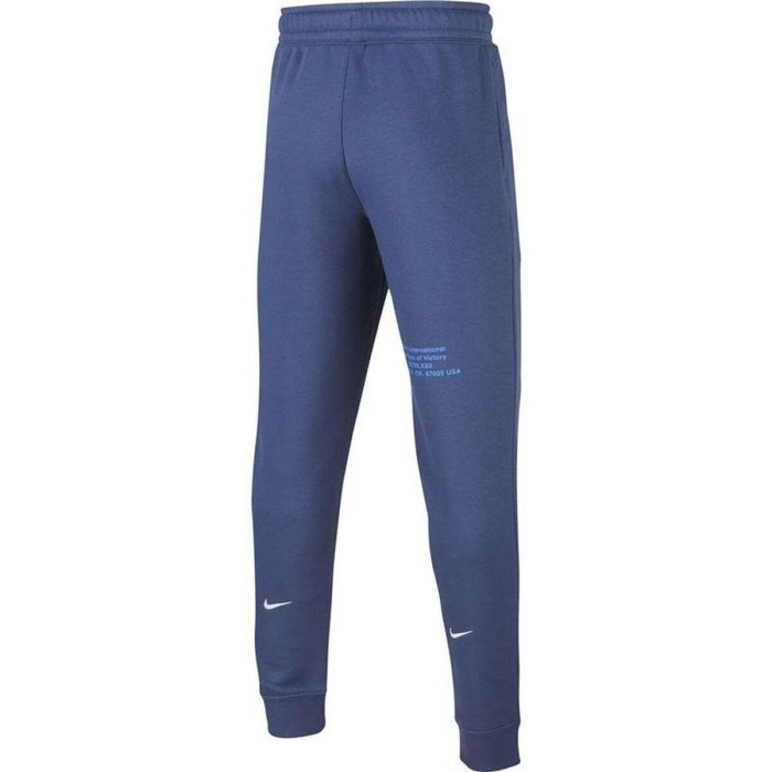 Pantalons de Survêtement pour Enfants Nike Swoosh Bleu foncé 8 Pantalons de Survêtement pour Enfants Nike Swoosh Bleu foncé 8