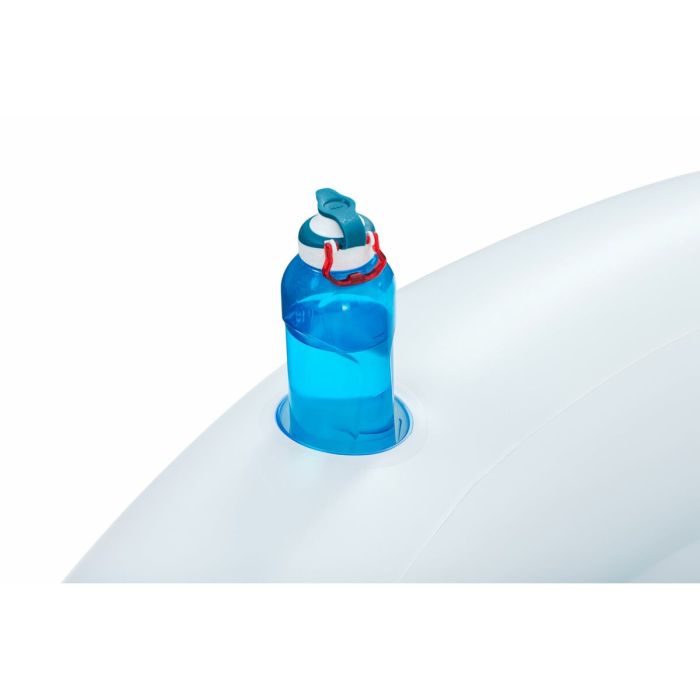 Bestway Piscine Enfant 2 Arceaux Arc-en-ciel 206x206x51cm +6 Ans Jardin 54443 1