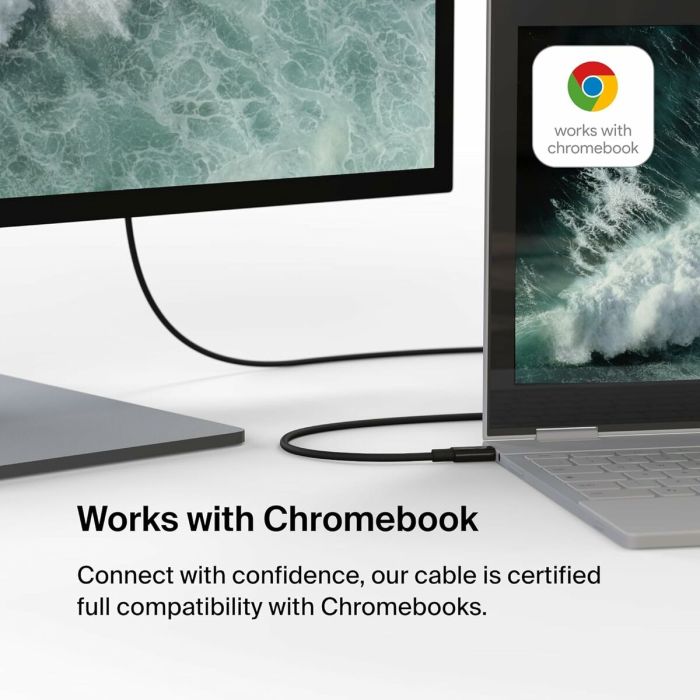 Câble USB-C vers HDMI Belkin AVC012bt2MBK Noir 2 m 12 Câble USB-C vers HDMI Belkin AVC012bt2MBK Noir 2 m 12