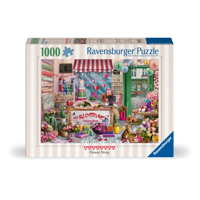 Ravensburger Puzzle 1000 Pièces Adulte - La Boutique de Fleurs - À Partir de 14 Ans - Qualité Supérieure - 12001727 Ravensburger Puzzle 1000 Pièces Adulte - La Boutique de Fleurs - À Partir de 14 Ans - Qualité Supérieure - 12001727