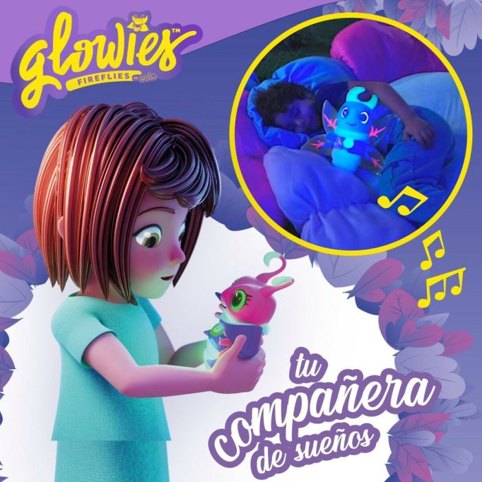 Jouet Peluche Eolo Luciole Bleu 33 x 27 x 13,5 cm (6 Unités) 3