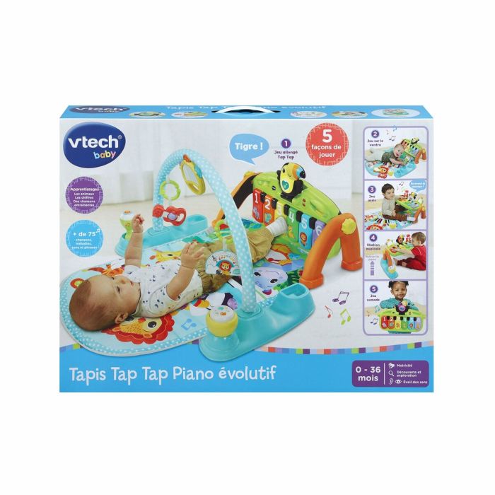 Tapis de jeu Vtech Baby Tap Tap Carton Plastique Piano 4