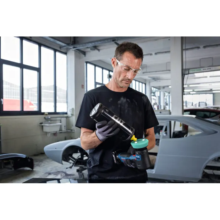 Bosch Professional Polisseuse orbitale sans fil GPO 12V-77, 12 V avec plateau support et tampon à polir 77 mm pour petits travaux et peintures usées