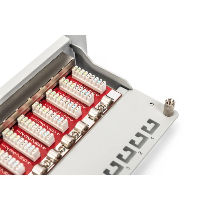 DIGITUS Cat.6A Patch Panel, geschirmt, 12-Port, 10", grau 1
