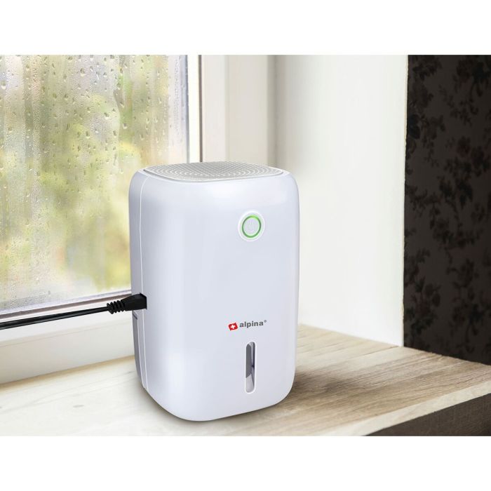 Déshumidificateur Alpina 22,5 W 800 ml 15,5 x 14 x 22,5 cm 2 Déshumidificateur Alpina 22,5 W 800 ml 15,5 x 14 x 22,5 cm 2