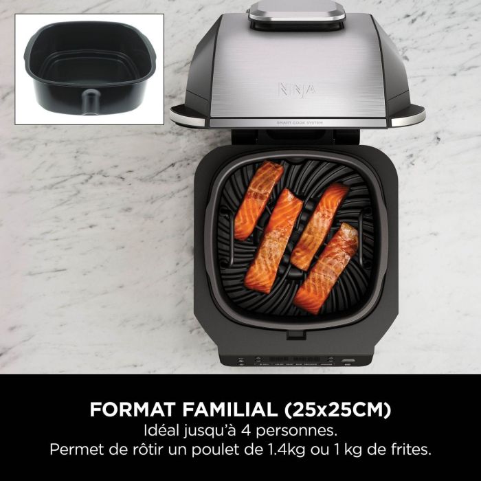 Grill NINJA - EG351EU - Capacité 5,7L - 5 programmes de cuisson - Thermosonde - 1760W 2 Grill NINJA - EG351EU - Capacité 5,7L - 5 programmes de cuisson - Thermosonde - 1760W 2