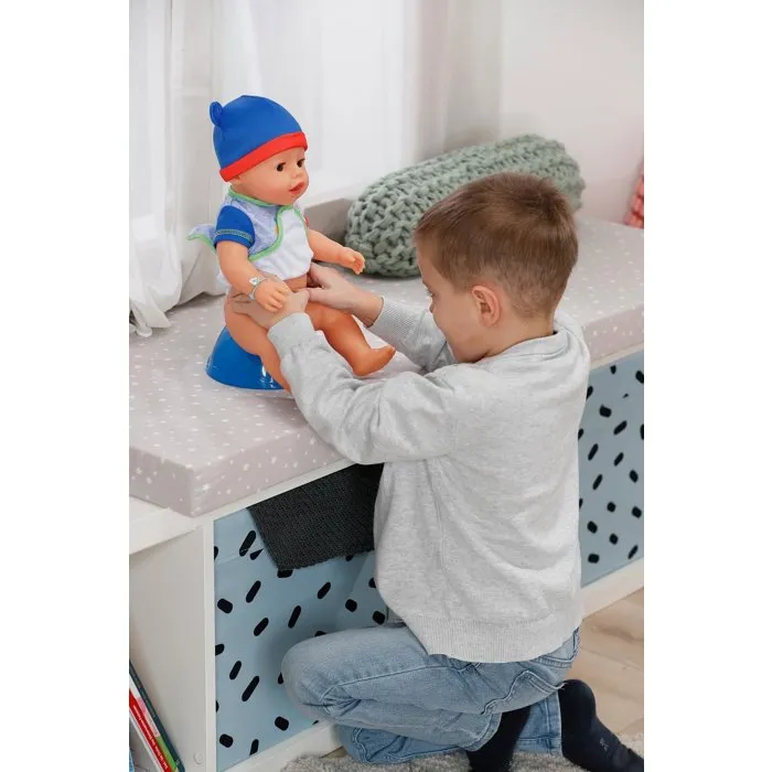 Baby Born Poupée Jonas articulée 43 cm - 10 fonctions avec accessoires - Rose - Fonctionne sans piles - Pour enfants dès 3 ans