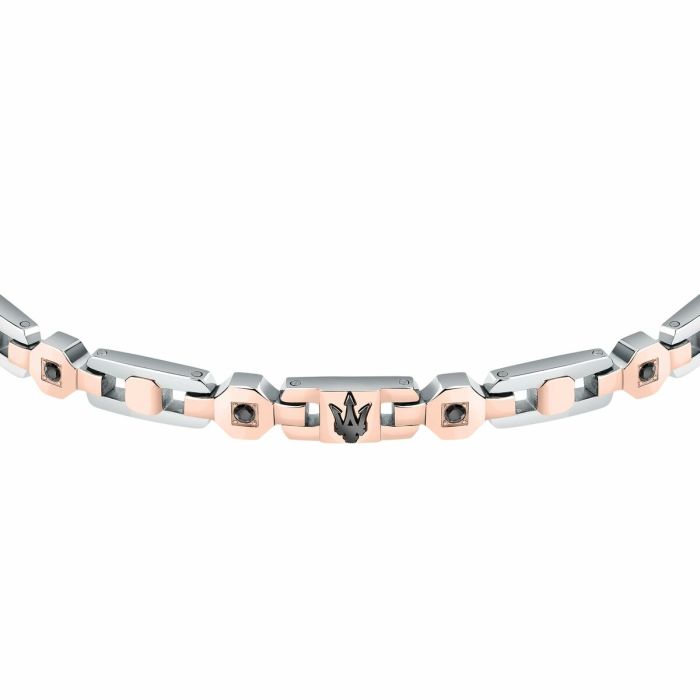 Bracelet Homme Maserati Acier inoxydable 21,5 cm Argenté 6
