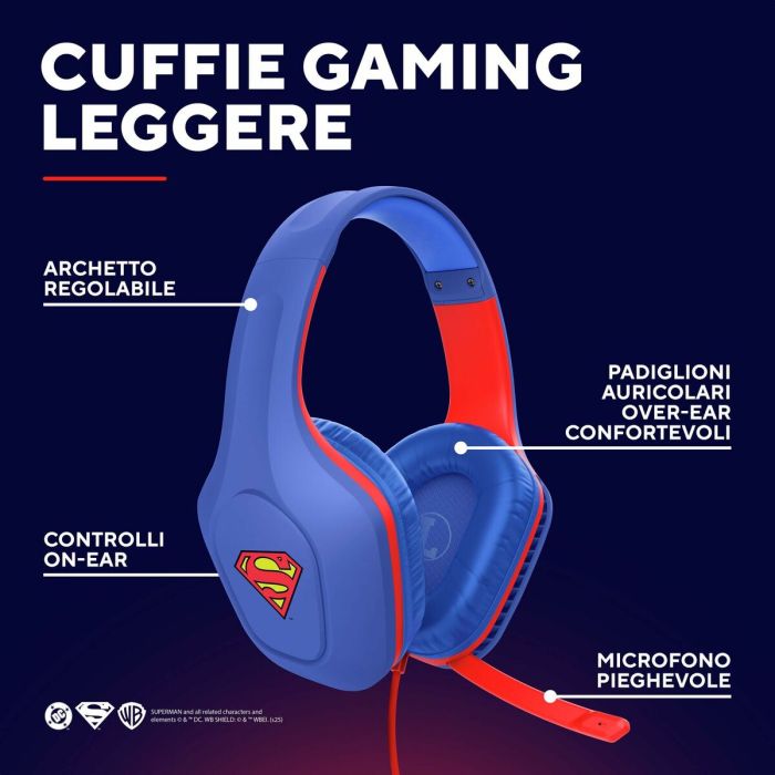 Casque Trust 25738 Bleu Rouge 13