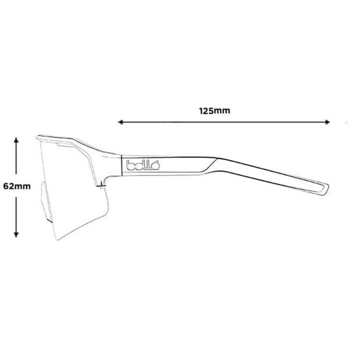 Lunettes de soleil Unisexe Bollé Ø 140 mm 2