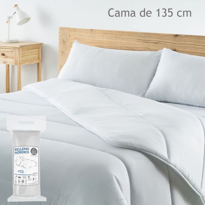 Remplissage de couette Blanc 220 x 220 x 1 cm 4