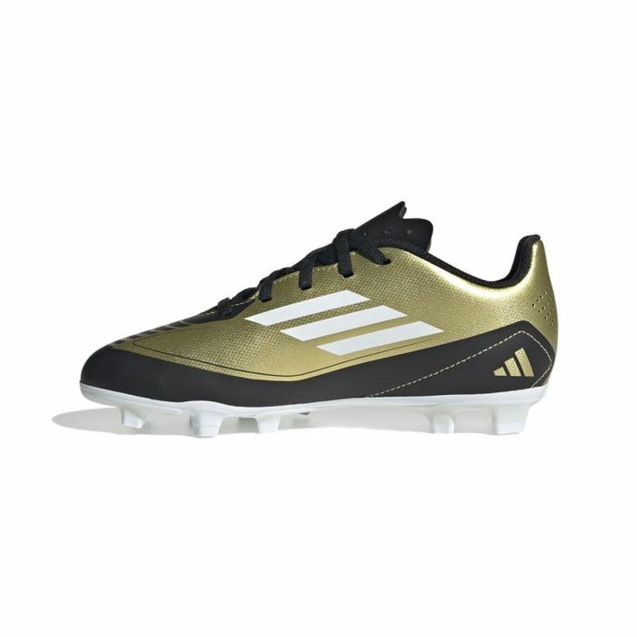 Chaussures de foot pour Enfants Adidas F50 Club Messi Blanc Doré 4 Chaussures de foot pour Enfants Adidas F50 Club Messi Blanc Doré 4