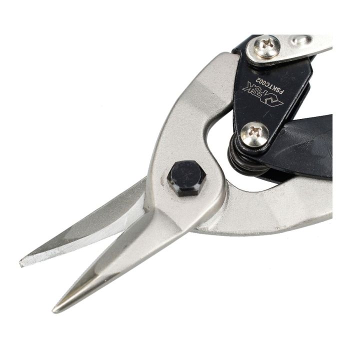 Ciseaux Coupe tôle Ferrestock Bleu 1,25 mm 250 mm Alliage 3