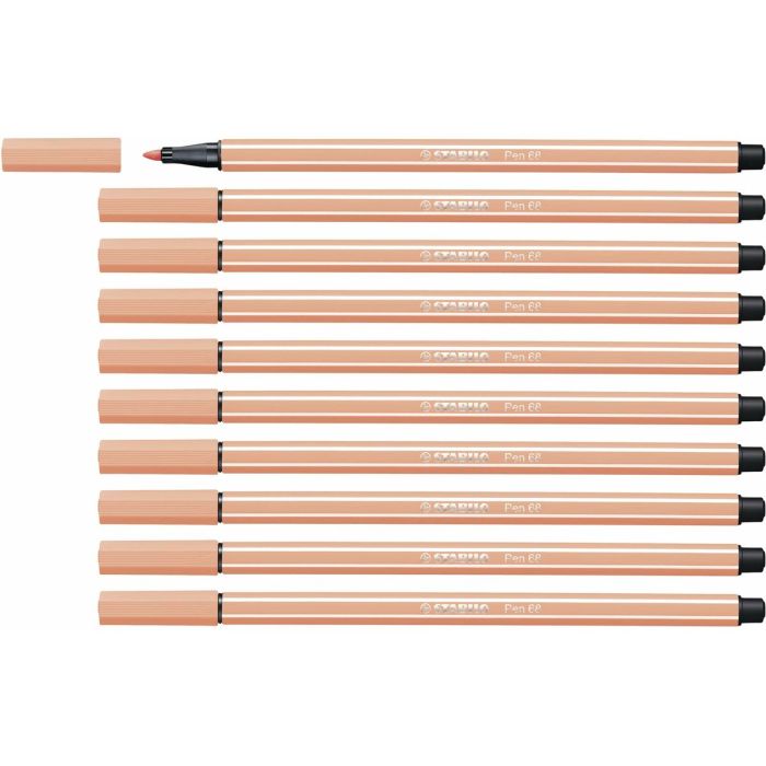 Feutres Stabilo Pen 68 Viande (10 Pièces) 0 Feutres Stabilo Pen 68 Viande (10 Pièces) 0