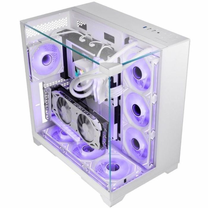 Boîtier mini-tour Micro ATX / ITX Mars Gaming MCVISIONW Blanc 4 Boîtier mini-tour Micro ATX / ITX Mars Gaming MCVISIONW Blanc 4