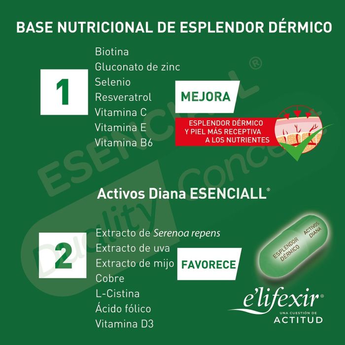 Soin antichute de cheveux Elifexir Esenciall Capsules x 30 4 Soin antichute de cheveux Elifexir Esenciall Capsules x 30 4