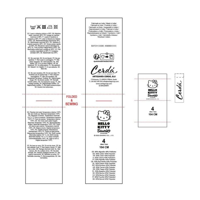 Sweat-shirt Enfant Hello Kitty Gris foncé 1