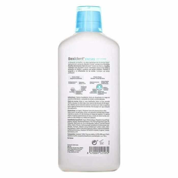 Bain de Bouche Isdin Bexident Anti-plaque Antiseptique (500 ml) 1