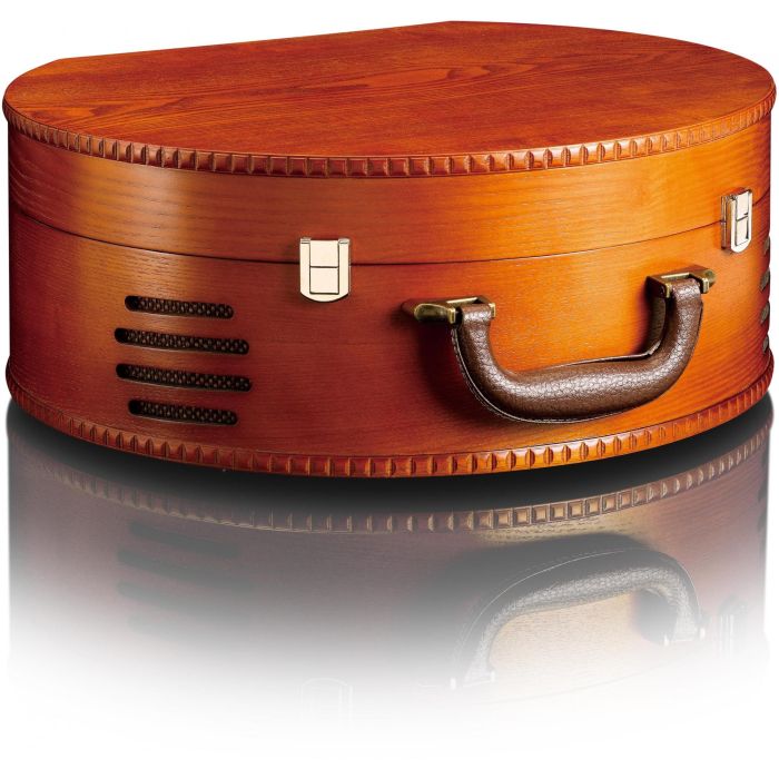 LENCO TT-34 Koffer-Plattenspieler im Holzgehuse mit USB 1