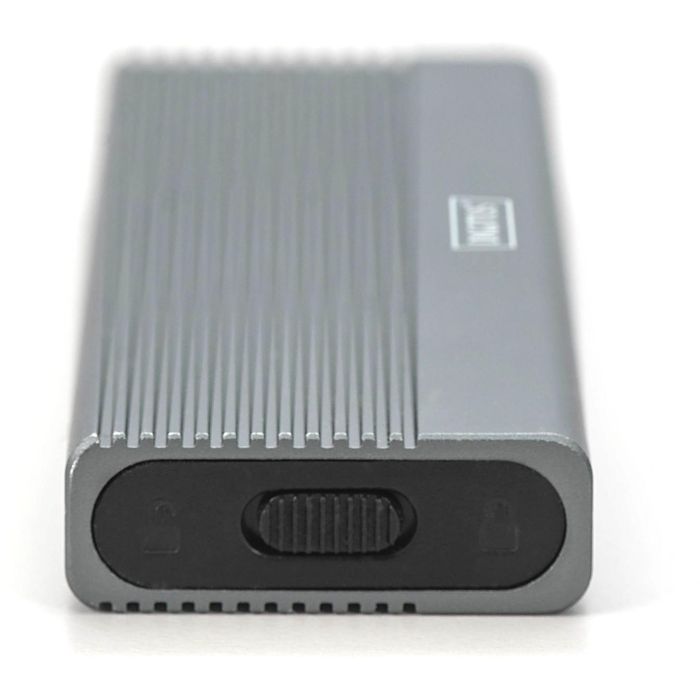 DIGITUS Gehäuse USB 3.1 Gen2 SSD M2 NVMe + SATAIII Alu 3