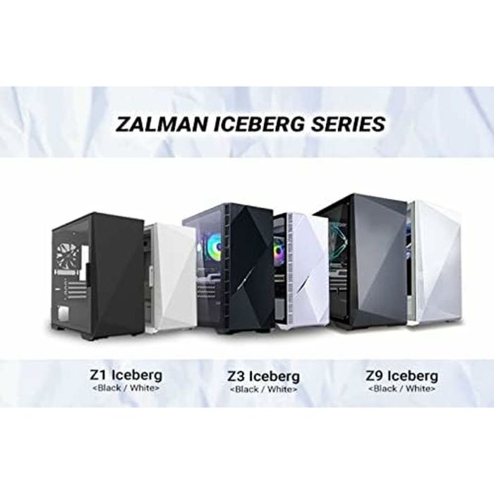 Boîtier ATX semi-tour Zalman Z1 ICEBERG BLACK Noir Boîtier ATX semi-tour Zalman Z1 ICEBERG BLACK Noir