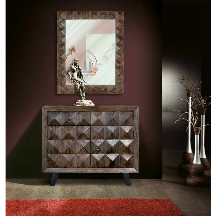 GINER Y COLOMER Commode en bois de palissandre couleur cerise - 2 portes, 2 tiroirs - Dimensions : 87 cm (H) x 100 cm (L) x 40 cm (P) 5 GINER Y COLOMER Commode en bois de palissandre couleur cerise - 2 portes, 2 tiroirs - Dimensions : 87 cm (H) x 100 cm (L) x 40 cm (P) 5