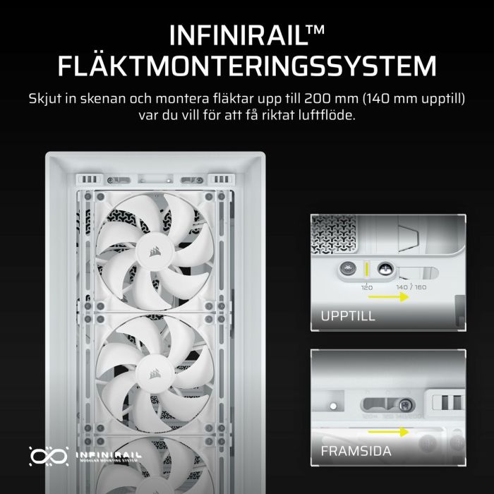 Boîtier ATX semi-tour Corsair CC-9011308-WW Blanc 5