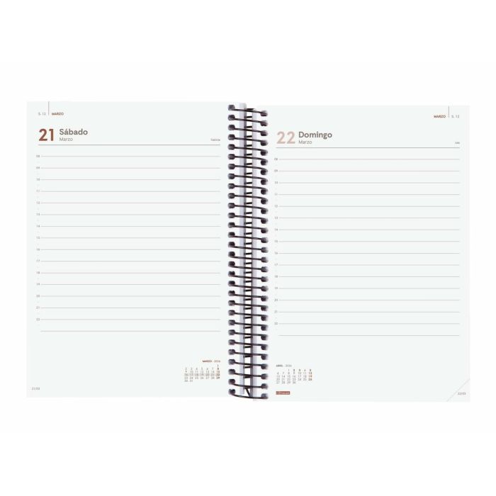 Agenda Finocam OPAQUE Rose A5 15,5 x 21,2 cm 2026 3